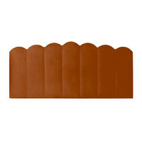 KOPFTEIL aus Terrakotta-Samt 160/74/3 cm SHELL - Braun, Textil (160/74/3cm) - RNT By Really Nice Things