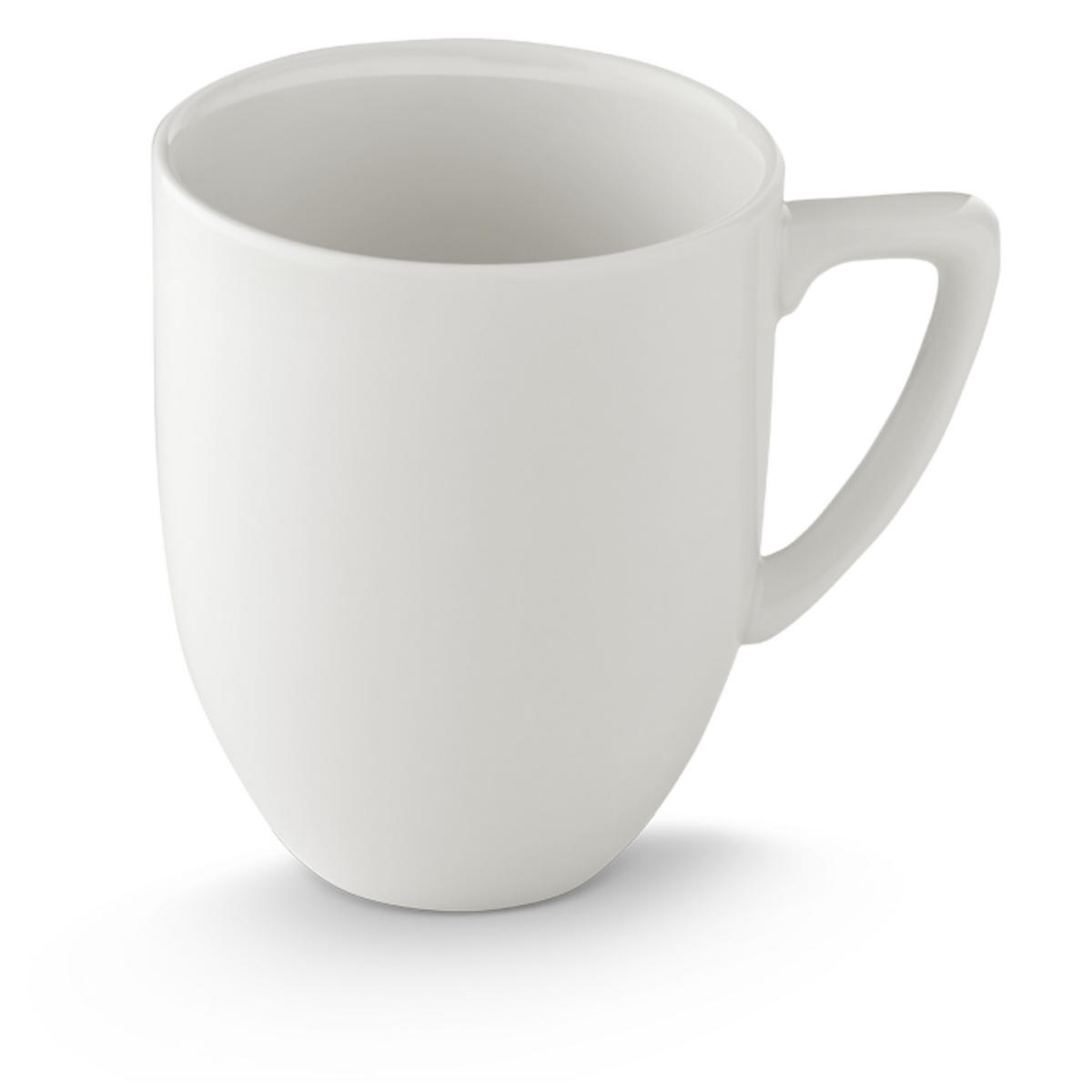 BECHER CARLINA 6-tlg - Weiß, Keramik (0.3L) - KONSIMO®