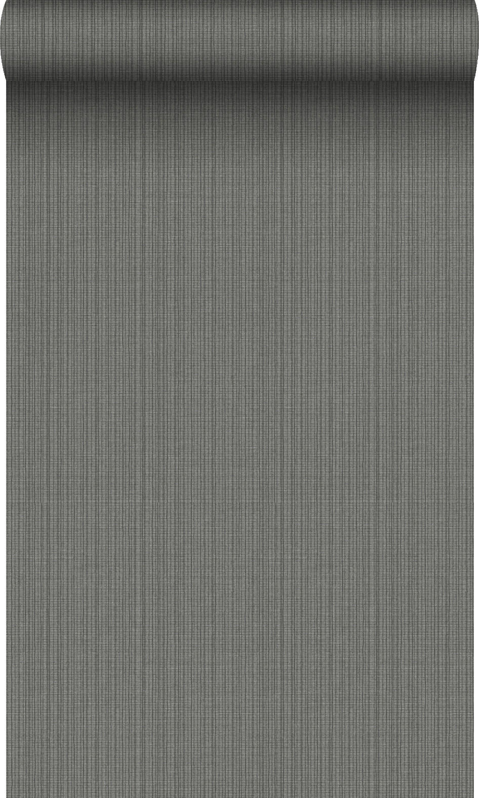 TAPETE Gewebeoptik 53 cm x 10.05 m - Grau, Papier (53/1000cm) - Origin Wallcoverings