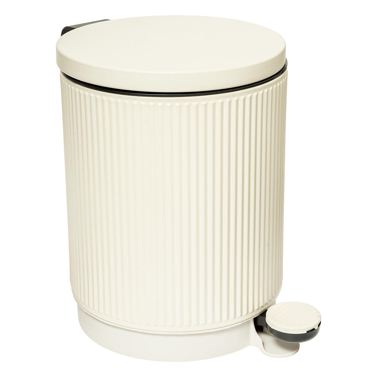 MÜLLEIMER für das Badezimmer Onyx 5 l 27,2/20,5/28,2 cm - Grau, Metall (20.5/28.2/27.2cm) - 5five Simply Smart