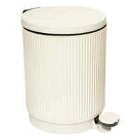 MÜLLEIMER für das Badezimmer Onyx 5 l 27,2/20,5/28,2 cm - Grau, Metall (20.5/28.2/27.2cm) - 5five Simply Smart
