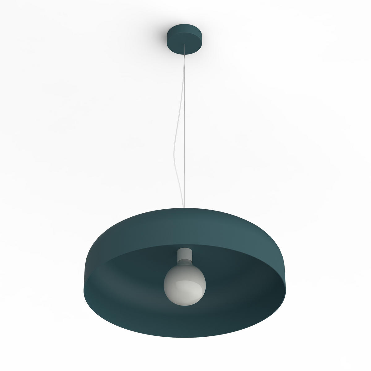 HÄNGELEUCHTE - Blau, Metall (50/50/12cm) - Lumicom