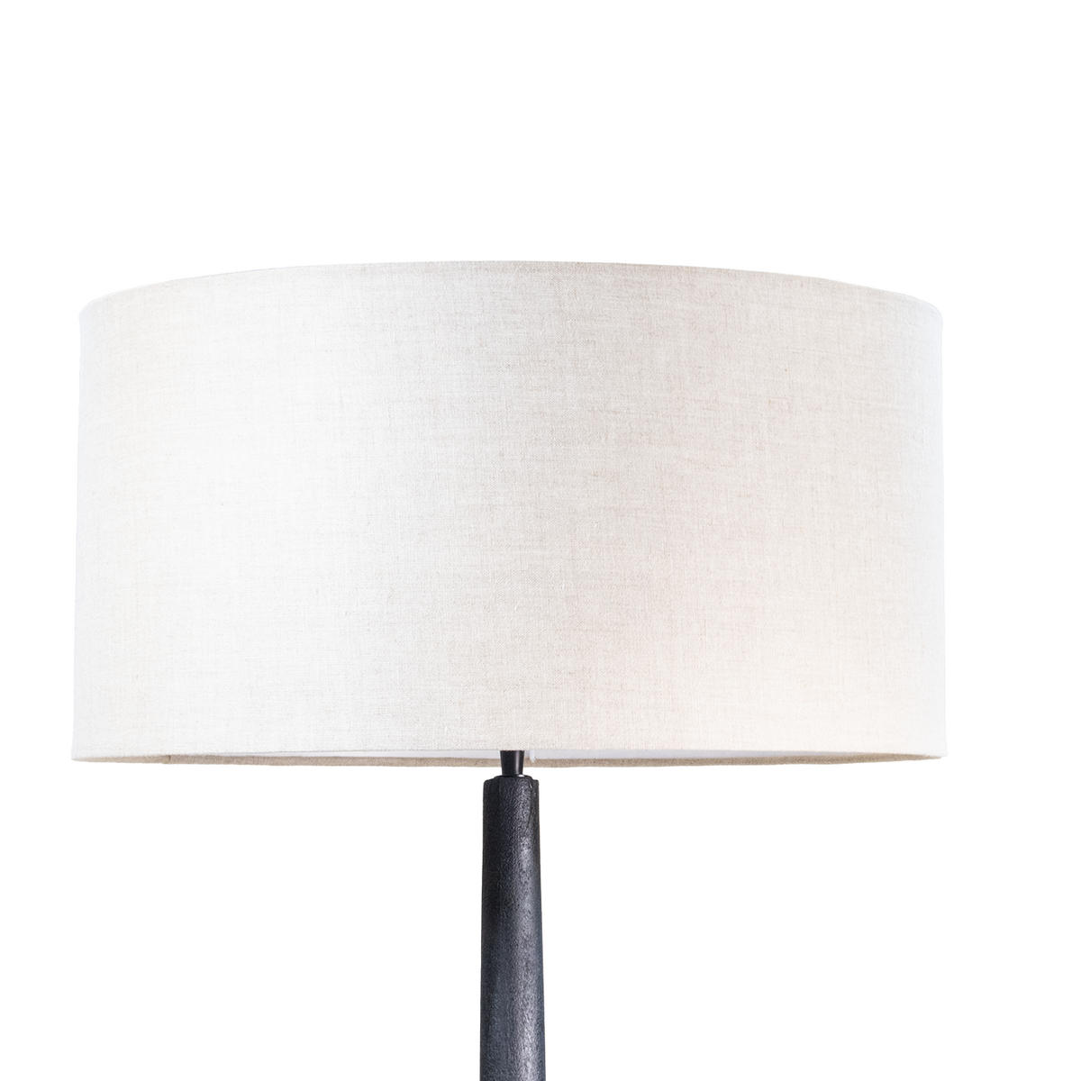 STEHLAMPE aus Holz 55cm, schwarz - Schwarz, Holz (55/55/150cm) - Giga Meubel