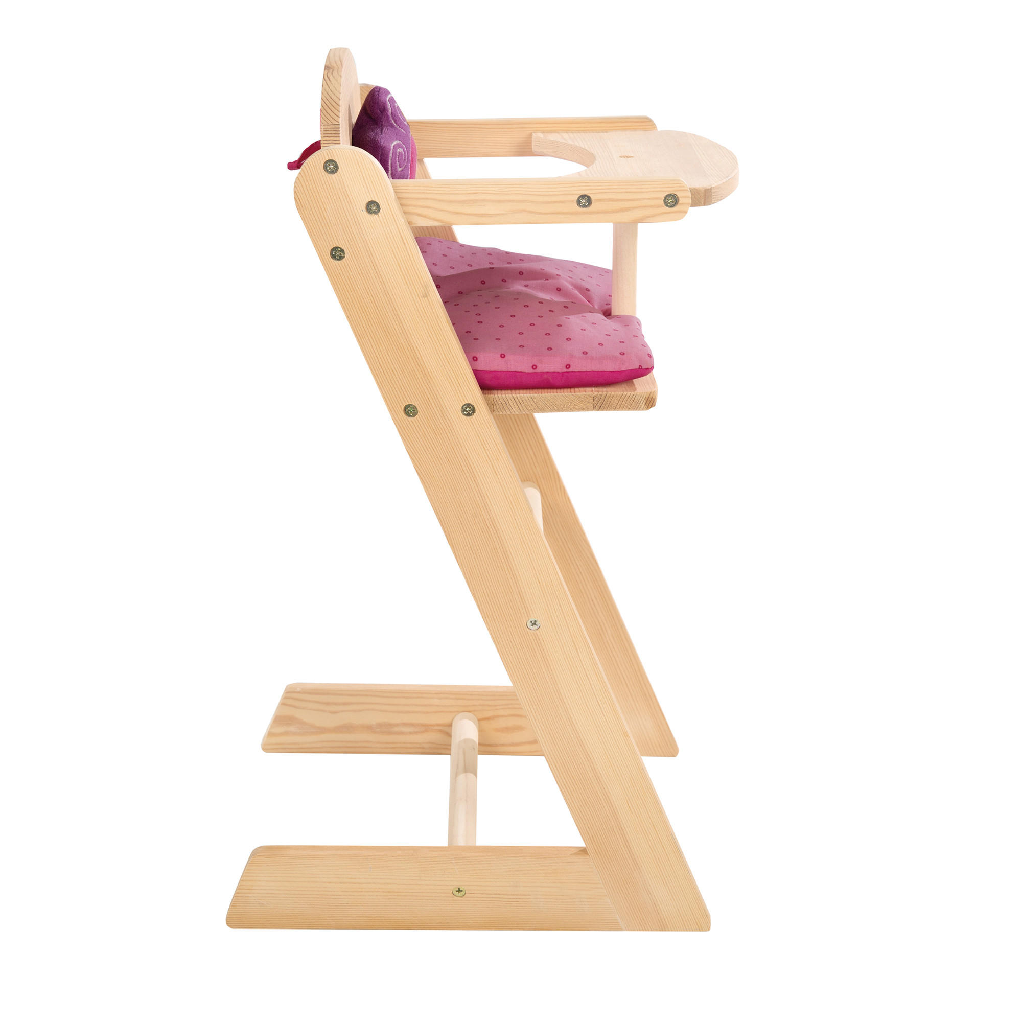 PUPPENHOCHSTUHL Happy Fee - Naturfarben, Holzwerkstoff (25/56/33cm) - Roba