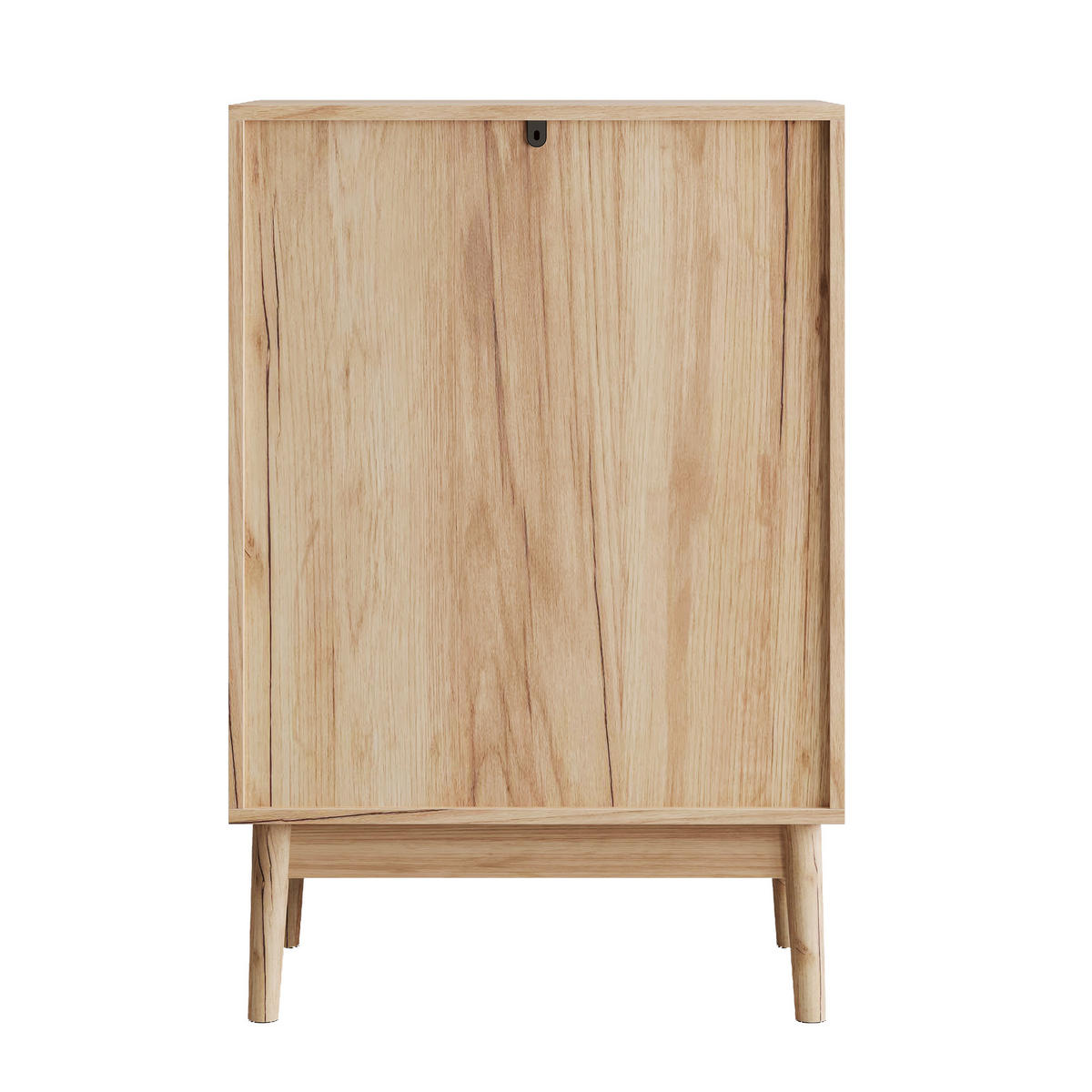 SIDEBOARD 60 cm Eiche – Schubladenschrank mit 4 Schubladen & Holzbeinen Modern - Eichefarben, Holzwerkstoff (60/90/40cm) - Urban Meuble