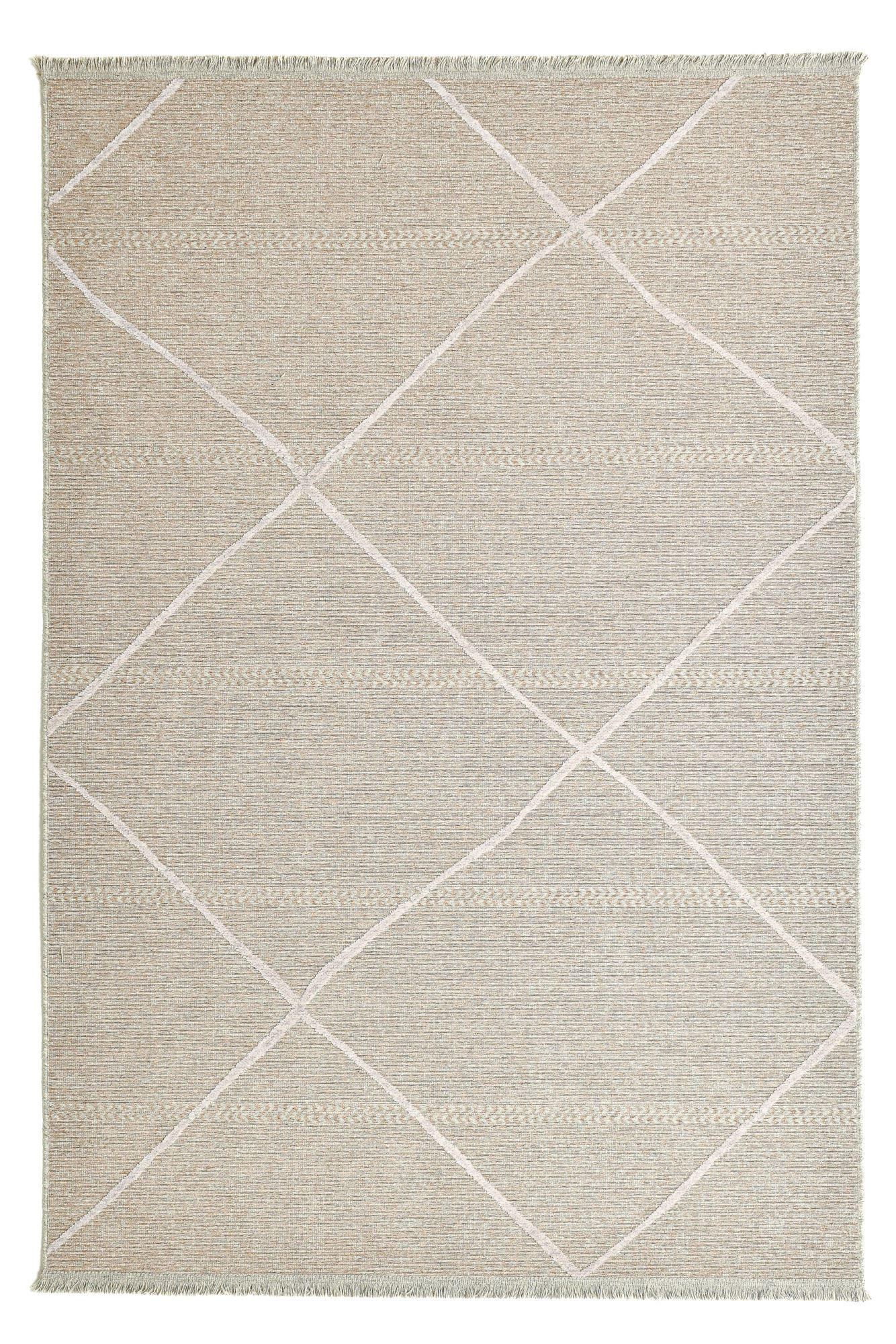 FLACHWEBTEPPICH Braderup 80x150 cm - Beige, Textil (80/150cm) - Sansibar SYLT
