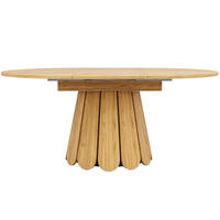 AUSZIEHTISCH Holzfarbe 118-158/118/76 cm - Naturfarben, Holz (118/118/76cm) - PANGIVO