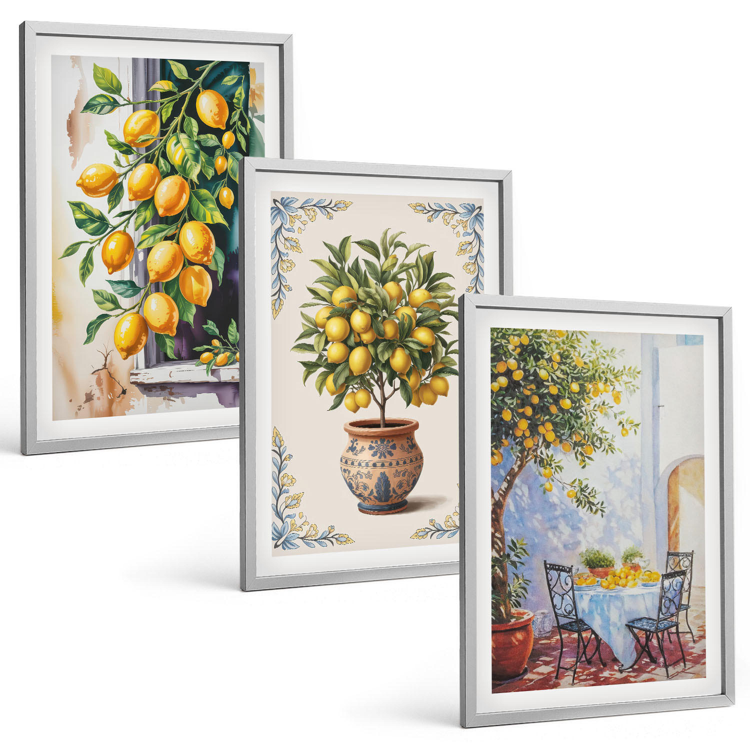 Tulup Bilder Silber 40x60 cm
