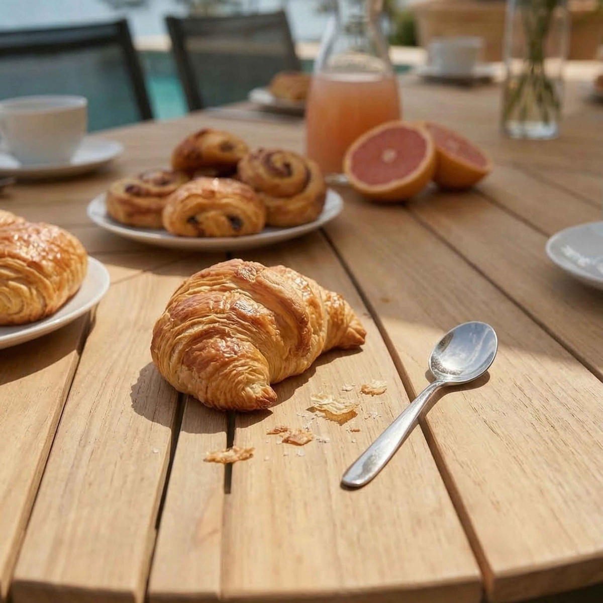 GARTENSET 9-tlg., Braun - Braun, Holz - Oviala