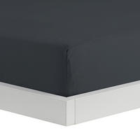 SPANNBETTLAKEN Micros - Dunkelgrau, Textil (90/200cm) - home&you