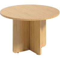COUCHTISCH 66/66/45 cm aus Bambus mit Kreuzgestell in Natur - Naturfarben, Naturmaterialien (66/66/45cm) - Flora Grace