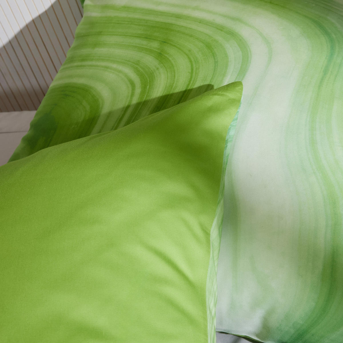 BETTWÄSCHE Seatina - Grün, Textil (160/200cm) - home&you