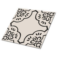 FLIESENAUFKLEBER 9 Stück 30x30 cm selbstklebend Geometrisches Kreuz - Grau, Textil (30/1.6/30cm) - TULUP