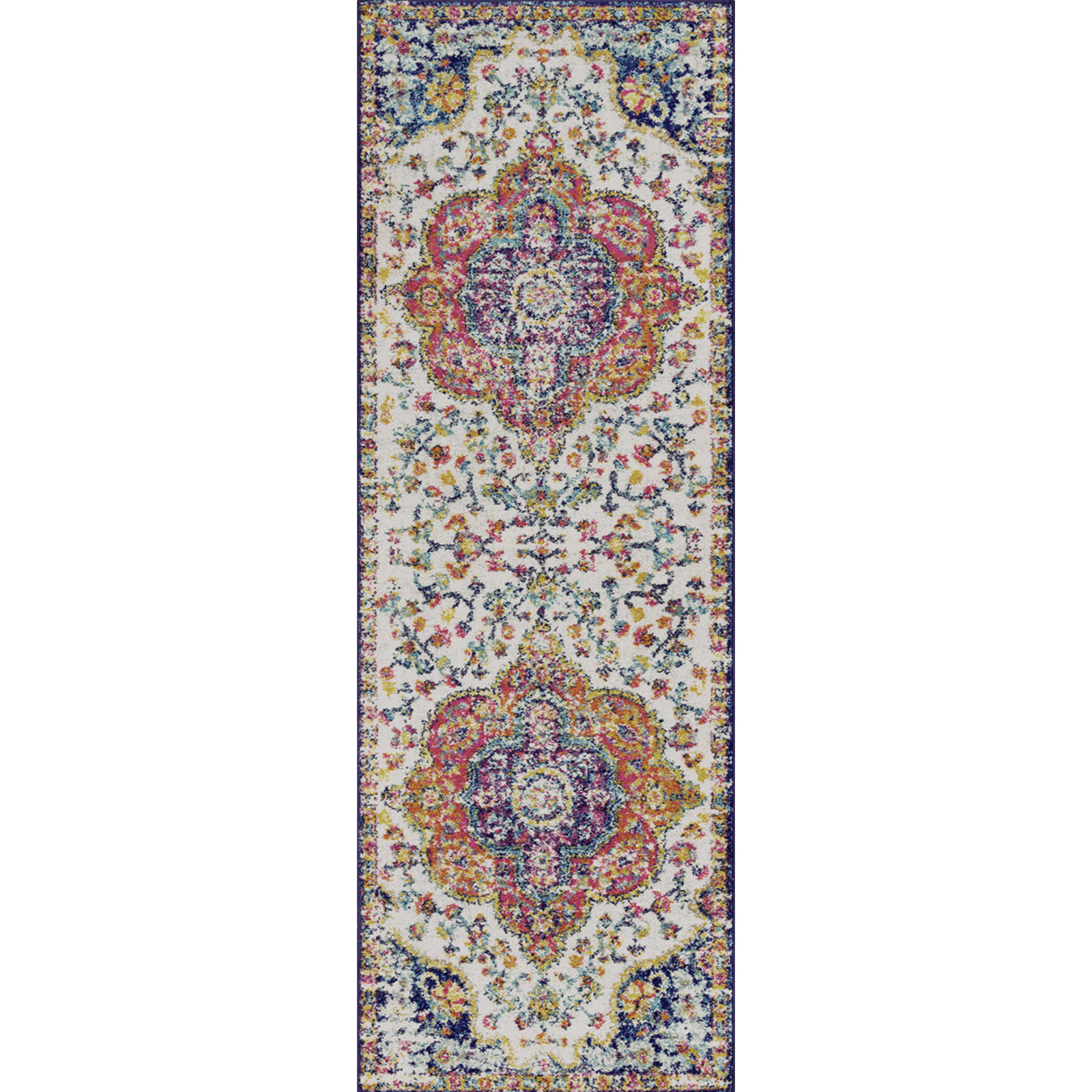 Livabliss Vintage-Teppich Pink 80x230 cm