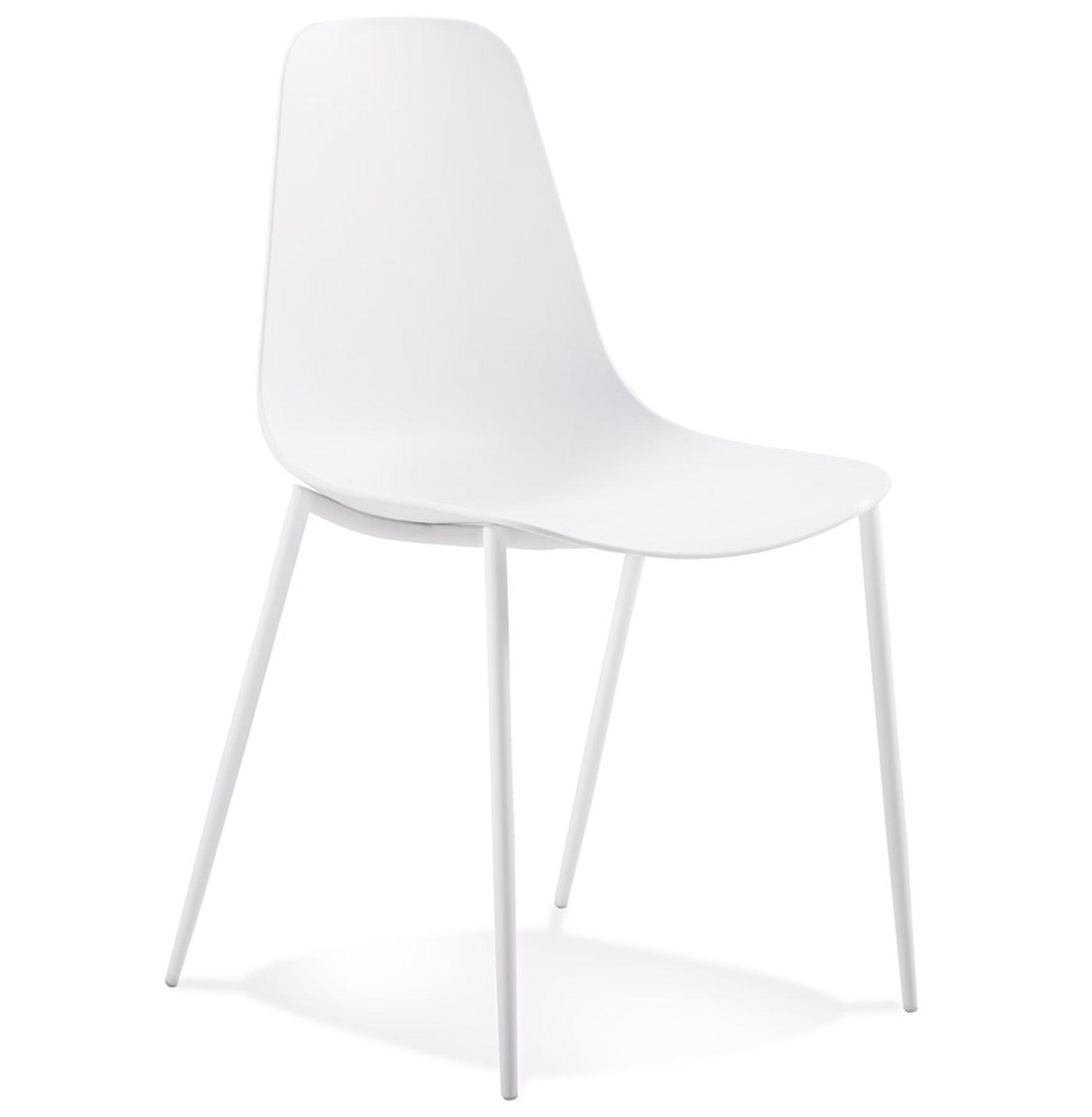 STUHL FELIZ weiß - Weiß, Kunststoff (48/88/48cm) - Légia Home