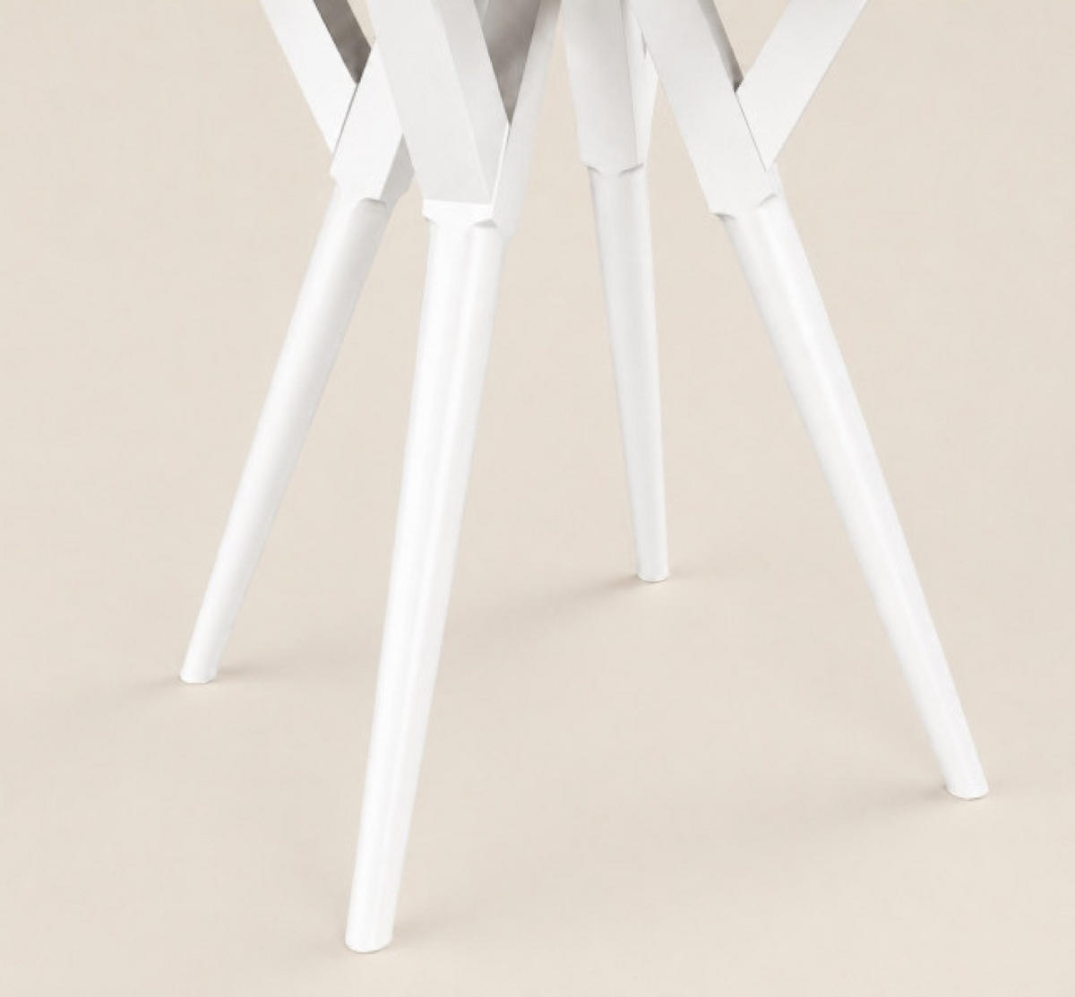 TISCH Weiss Adi Ausziehbar 100x100x76 cm Aus Holzwerkstoff - Weiß, Holzwerkstoff (100/100/76cm) - Sepro Meble