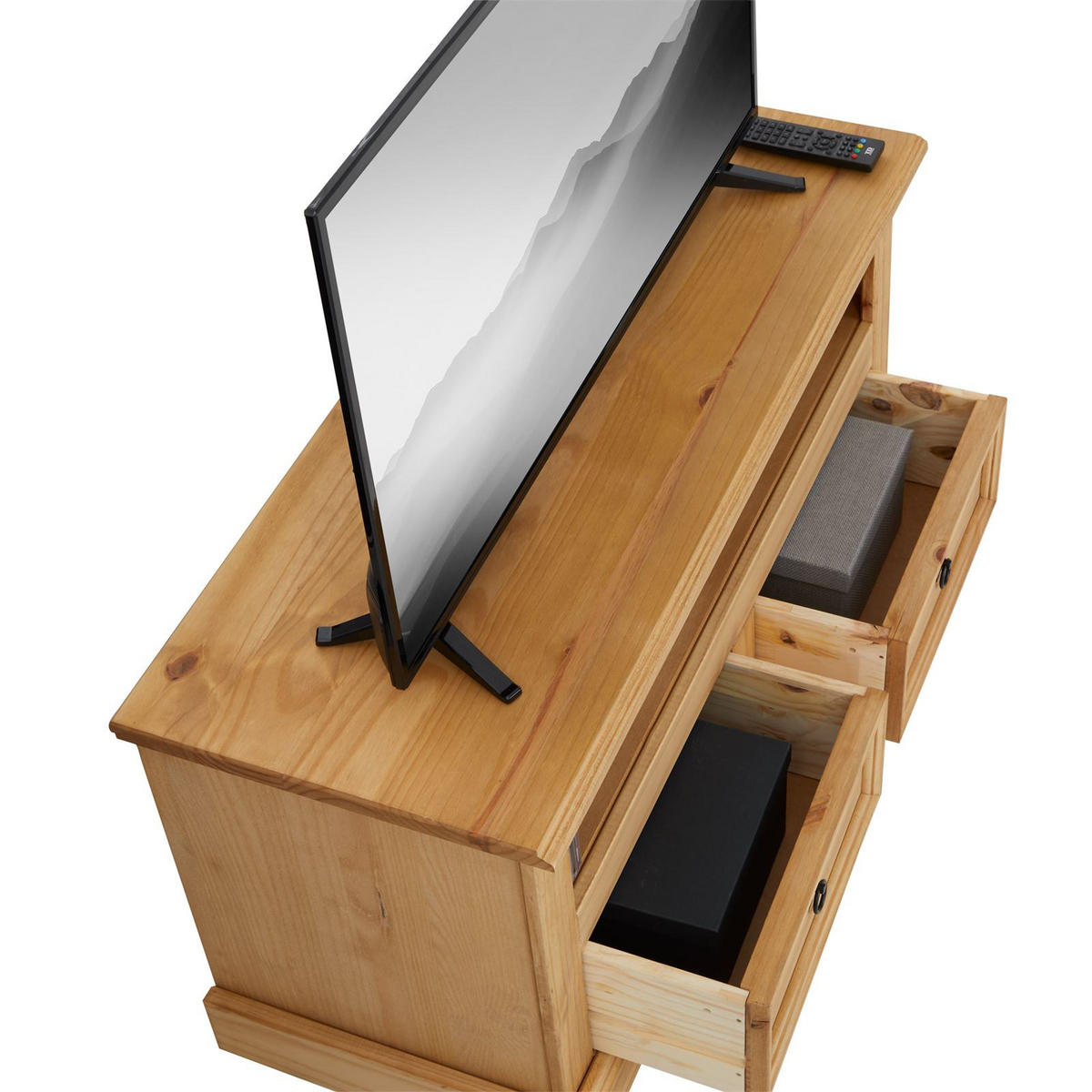 LOWBOARD SALSA - Naturfarben, Holz (108/55/44cm) - CARO-Möbel