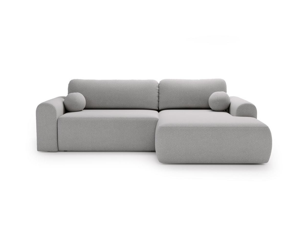 ECKSOFA Savana Grau Links - Grau, Holz/Textil (257/177cm) - Graingold