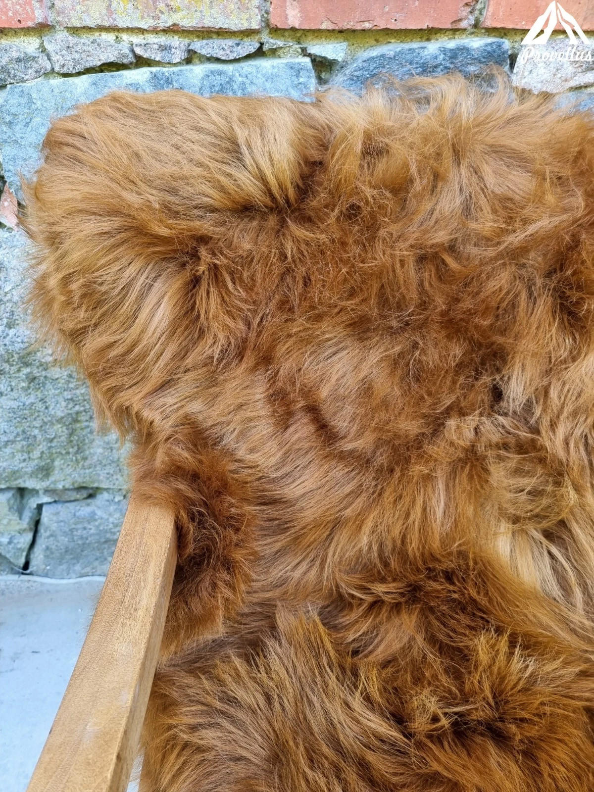 SCHAFFELL Langhaar skandinavisch weich chromfrei Ginger ca. 125 cm - Rotbraun, Fell (70/125cm) - Provellus