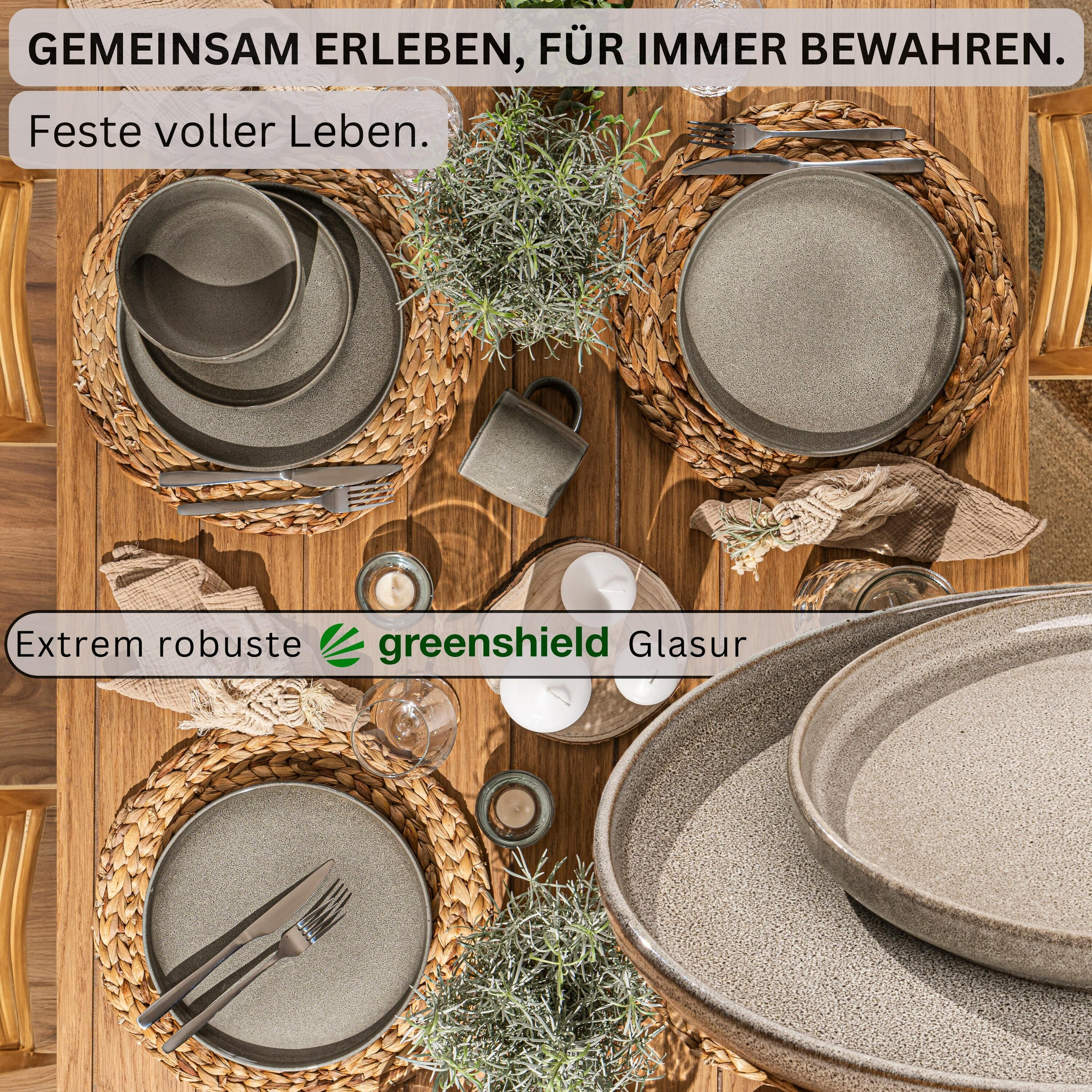 Thumbnail - Sänger Dessertteller, Grau, Keramik, kratzfest, Essen & Trinken, Geschirr, Teller, Kuchenteller