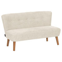 KINDERSOFA 2-Sitzer Katya Flachgewebe creme - Creme, Kunststoff (91/54/50cm) - 58aufmkessel