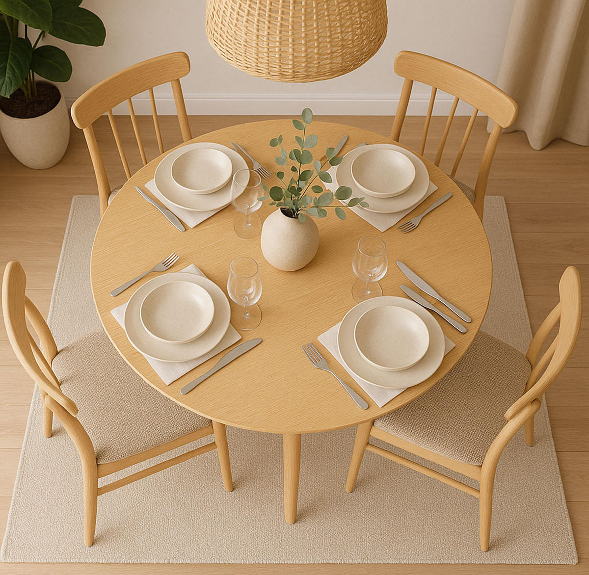 ESSTISCH Nelson Honigeiche 90 cm / 90 cm / 75cm - Braun, Holz/Holzwerkstoff (90/90/75cm) - Feldmann-Wohnen