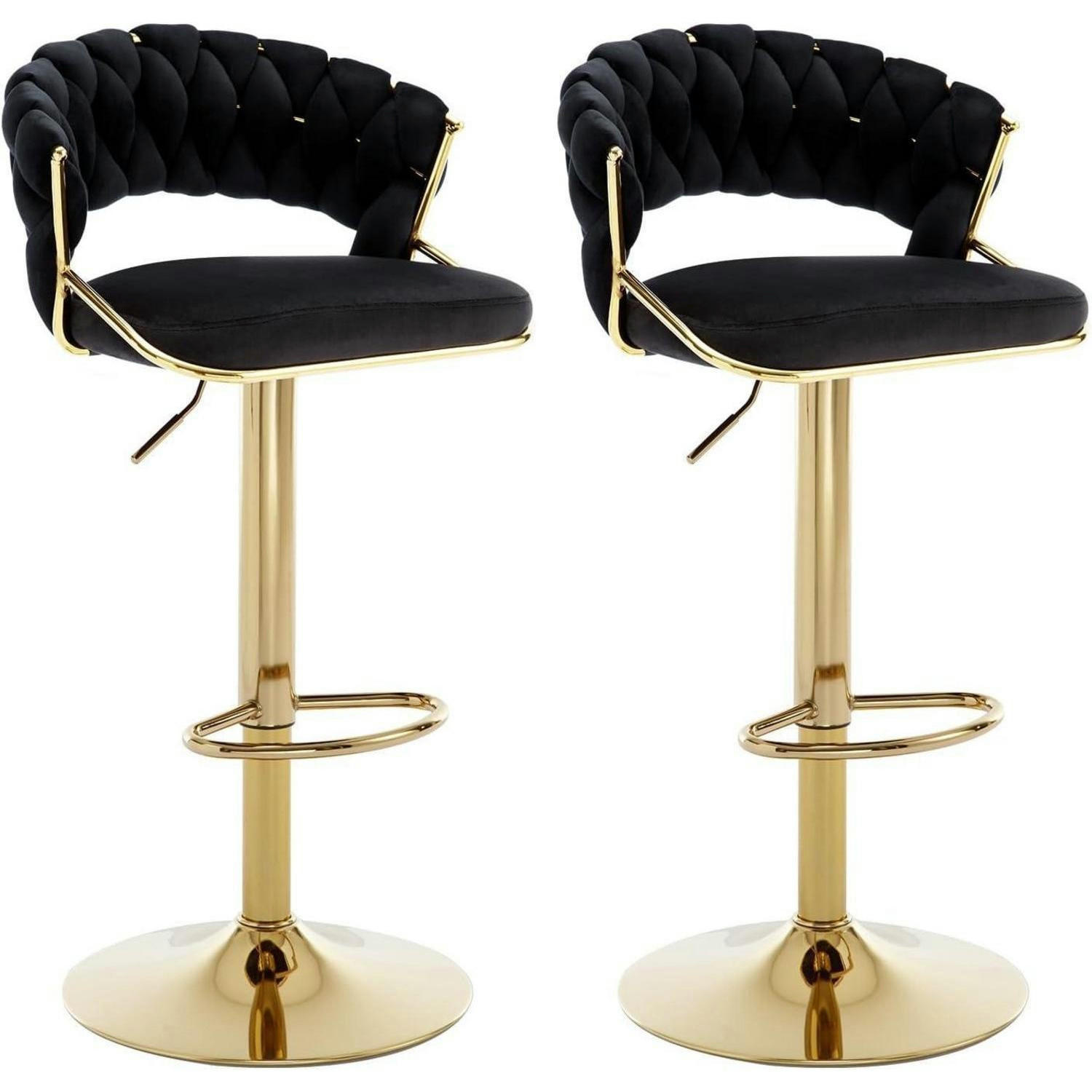 XXXLutz Barhocker Schwarz 44x106x39 cm