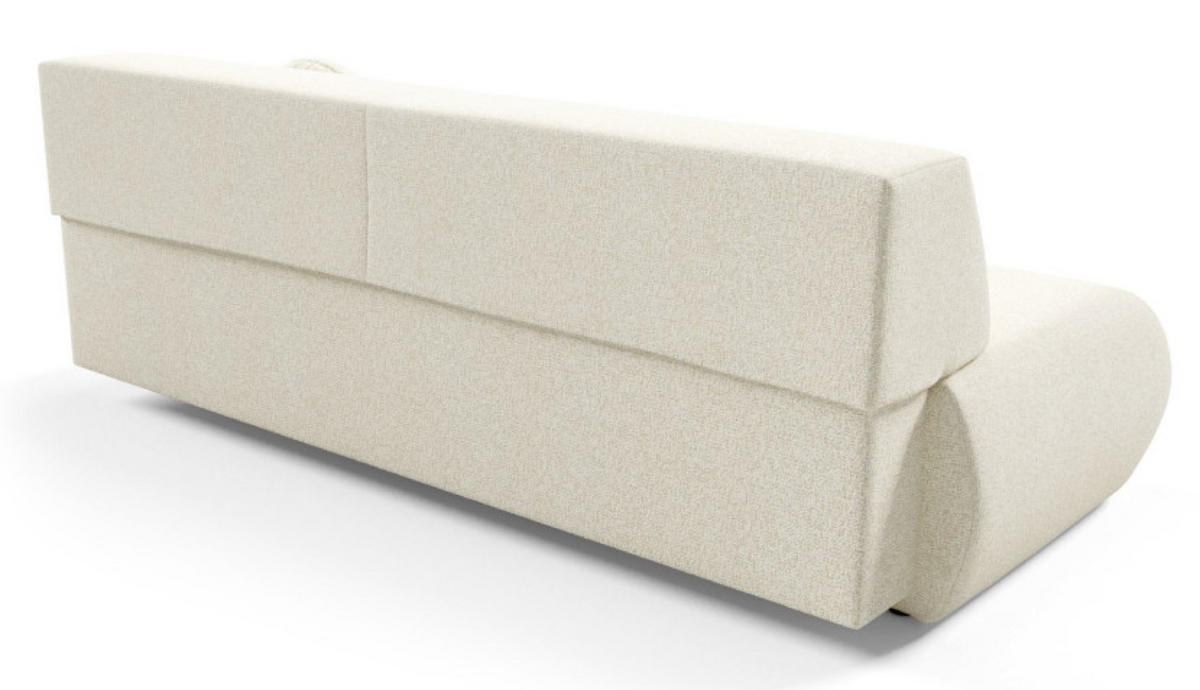SOFA Ecru PENTI Schlaffunktion PUENTE - Ecru, Textil (214/74/100cm) - Sepro Meble