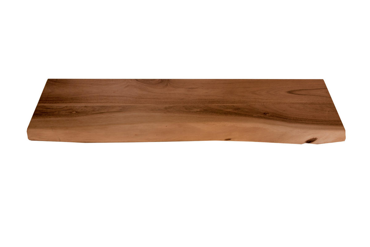 WANDREGAL AMANDA - Braun/Akaziefarben, Holz (70/3/20cm) - SAM