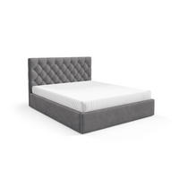 POLSTERBETT BEZA IV - Dunkelgrau - Dunkelgrau, Holz/Textil (160/200cm) - AN-Moebel 4u