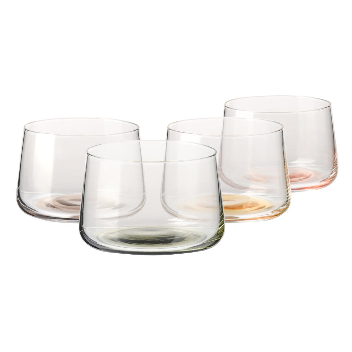 WASSERSET SERVING BERNSTEIN, 4ER-SET, 270 ML - Transparent, Glas (0.27L) - Krosno Glass