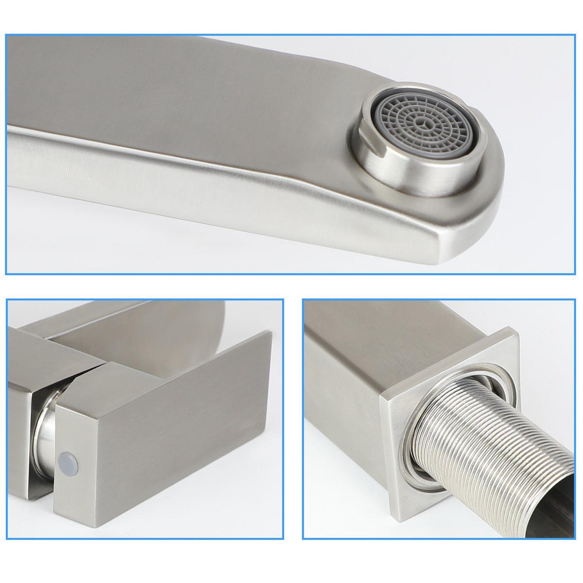 KÜCHENARMATUR Regis 0.5/17.3/16.2 cm - Silberfarben, Metall (0.5/17.3/16.2cm) - ZMH