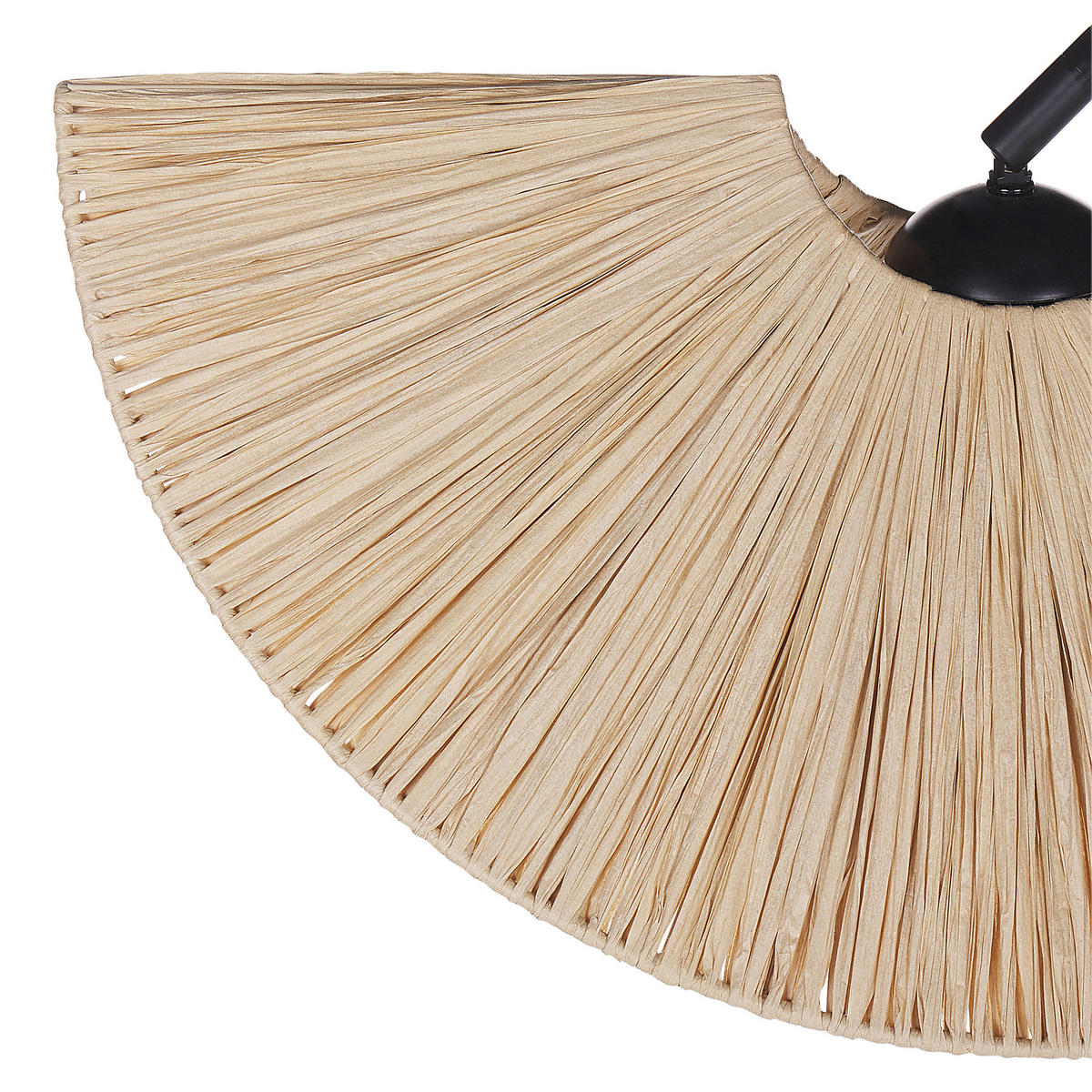 STEHLAMPE Naturfarben Herron - Naturfarben, Papier (35/130/189cm) - Beliani