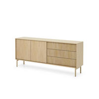 SIDEBOARD TAVO Beige 187x40x80 cm - Beige, Holzwerkstoff (187/80/40cm) - FURNLUX