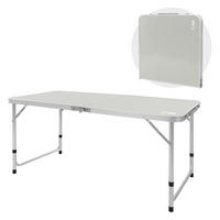 CAMPINGTISCH - Grau, Metall (120/60/70cm) - ECD-Germany