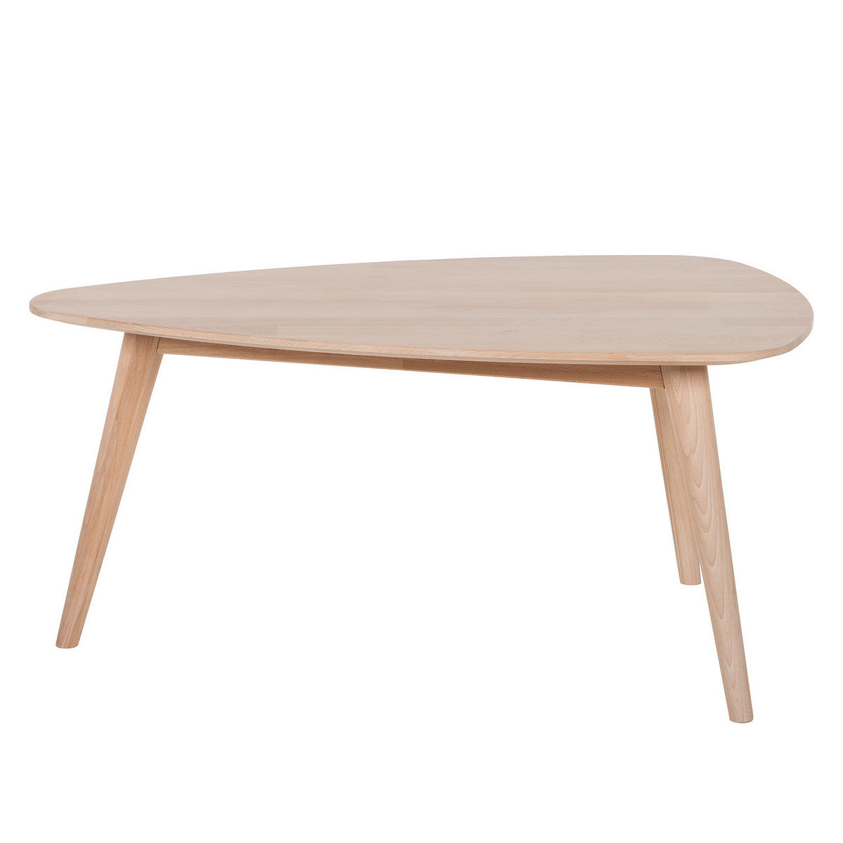 COUCHTISCH - Massivholz - Buchefarben, Holz (60/90/43cm) - home24