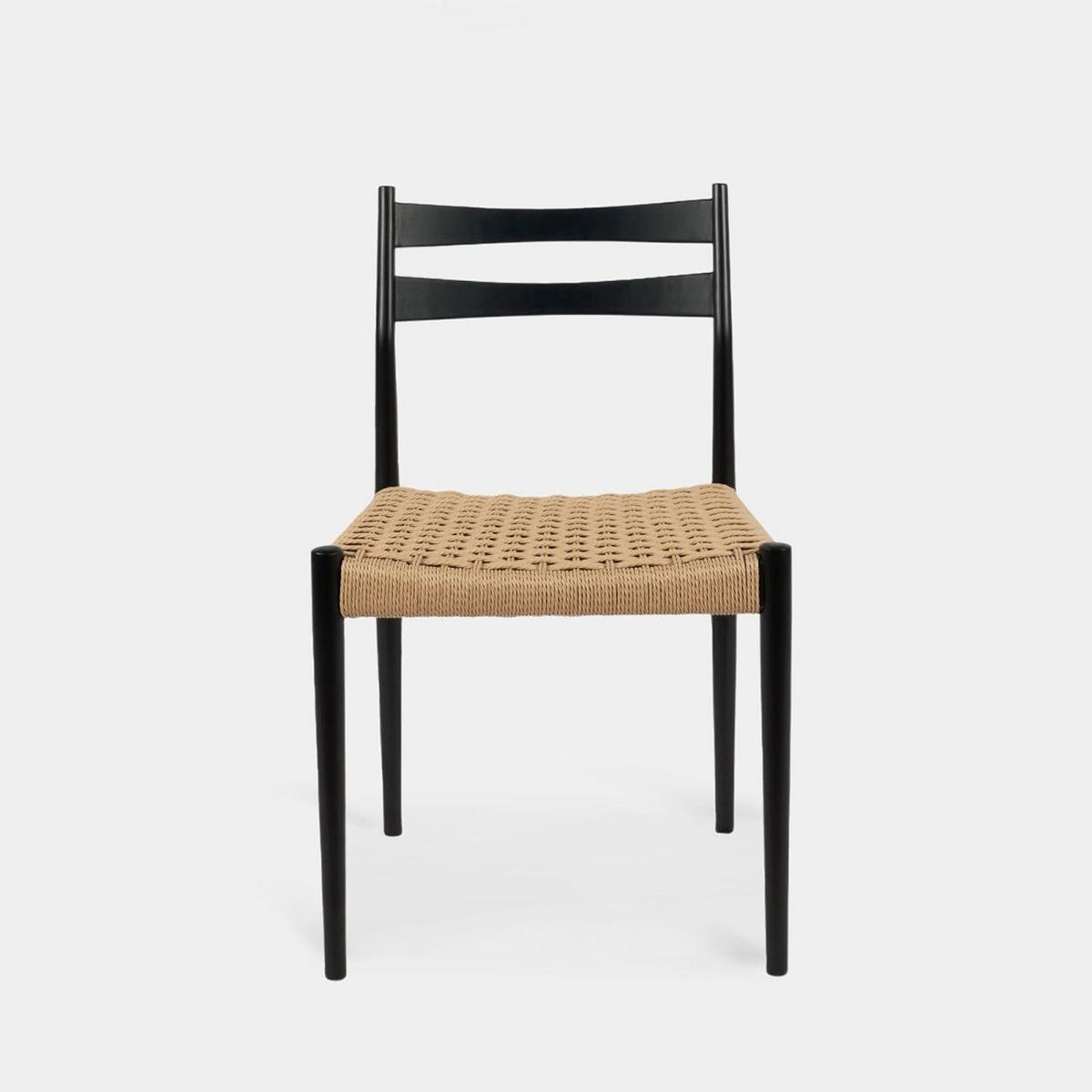 ESSZIMMERSTUHL Vina Schwarz 51 cm x 81 cm 2er-Set - Schwarz, Holz (51/81/50cm) - Klast Home