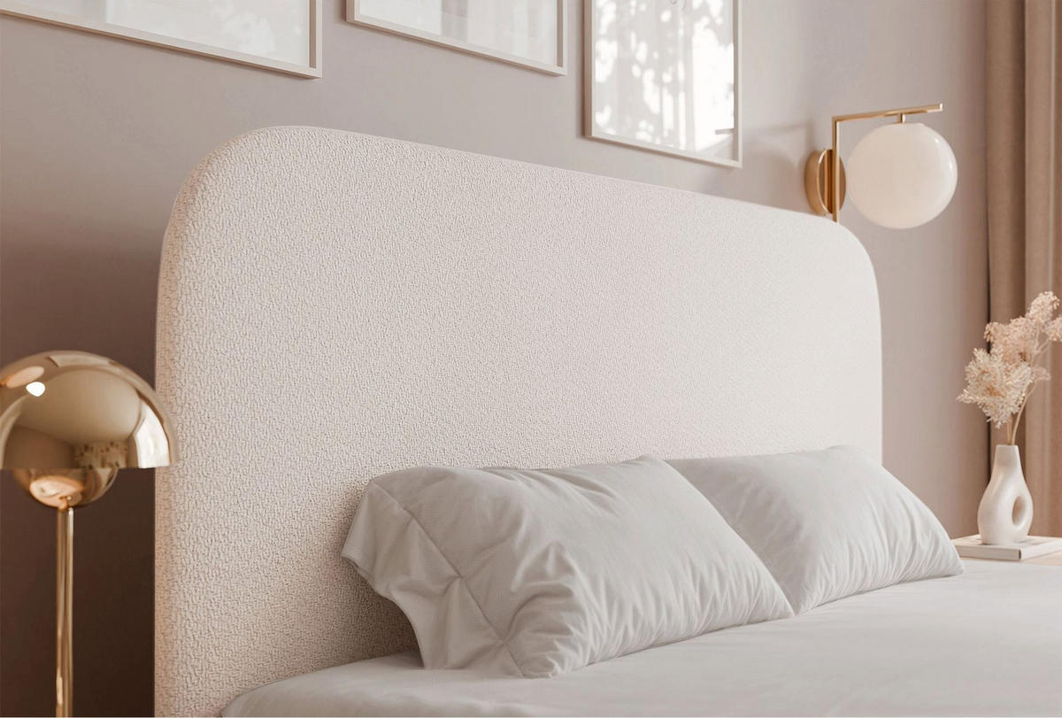 POLSTERBETT Sonvivo Cremefarben Chenille 160x200 cm - Creme, Kunststoff/Textil (160/200cm) - Selsey