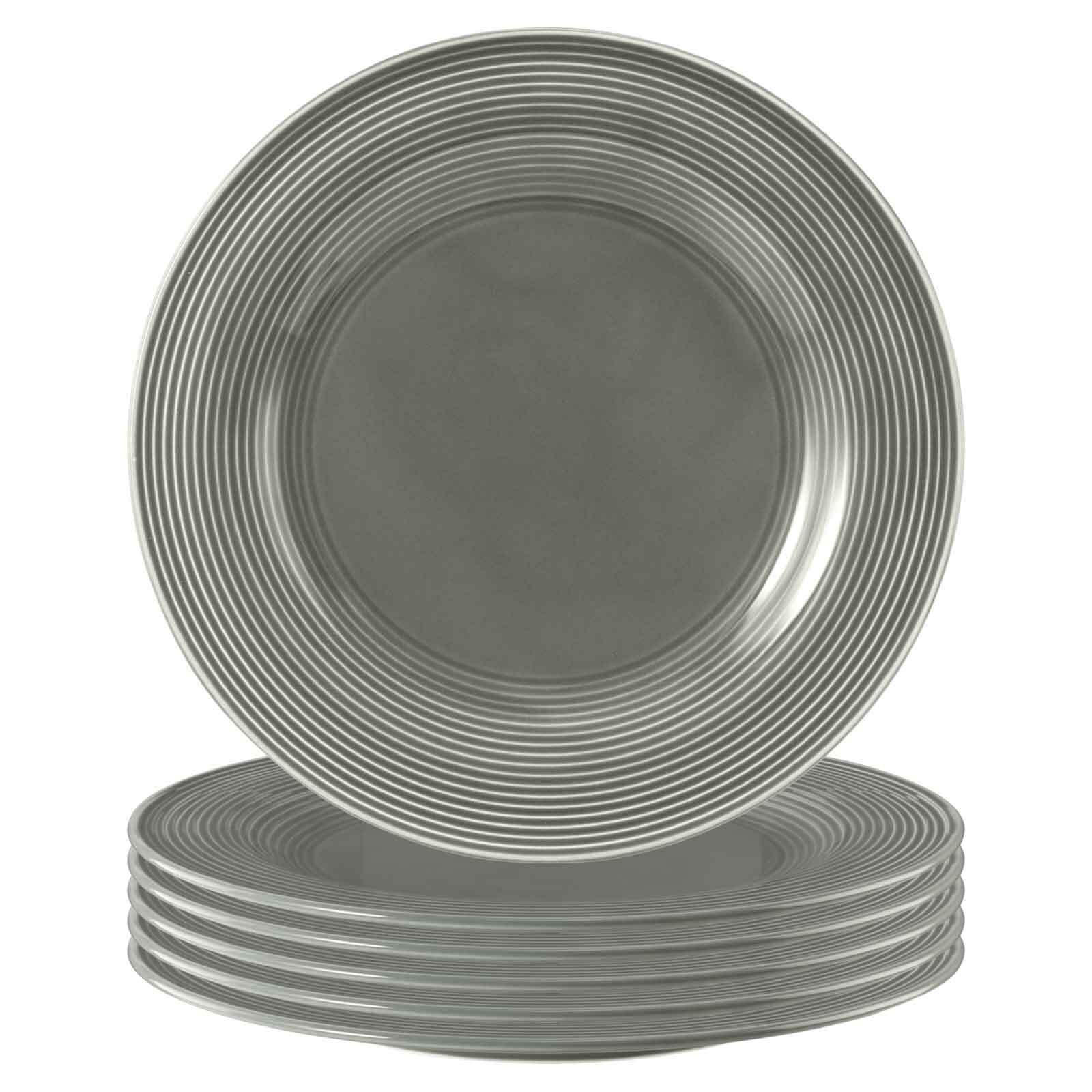 SPEISETELLER Beat Color Glaze Perlblau ø 27,7 cm 6er Set - Grau, Keramik (27.7cm) - Seltmann Weiden