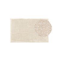 BADEMATTE Ole Beige 50x80 cm - Beige, Textil (50/80cm) - benuta Nest