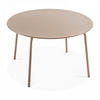 GARTENTISCH , Taupe - Taupe, Metall (120/120/72cm) - Oviala