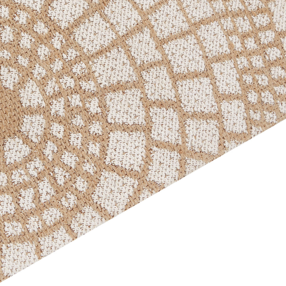 TEPPICH geflochten Ariba 300/200 cm - Beige, Naturmaterialen (200/300cm) - Beliani