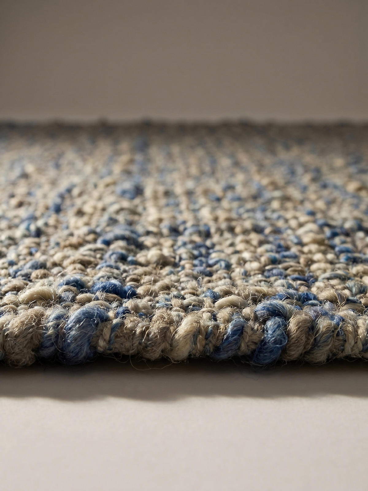 WOLLTEPPICH OTLEY, einfarbig, Blau, 160 x 230 cm - Blau, Textil (230/160cm) - KADIMA DESIGN