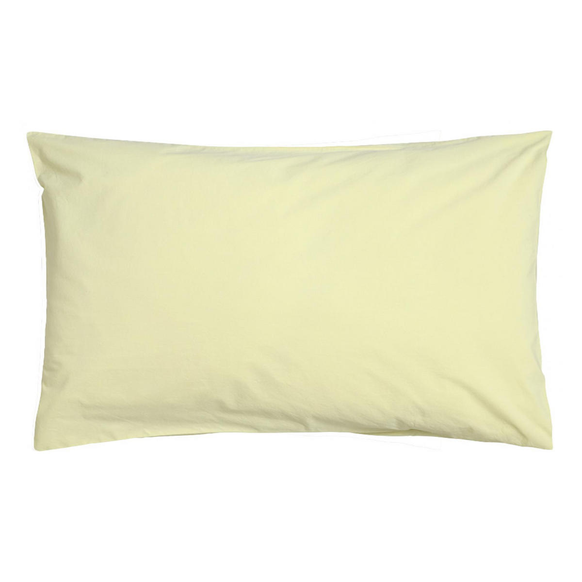 KOPFKISSENBEZUG Céleste vaniglia 80 x 50 cm - Hellgelb, Textil (80/50cm)