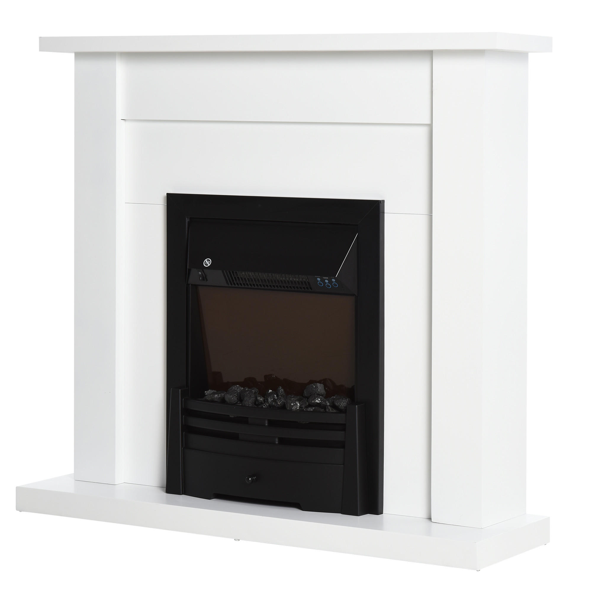 Homcom Elektrokamin Weiß 30x95x102 cm