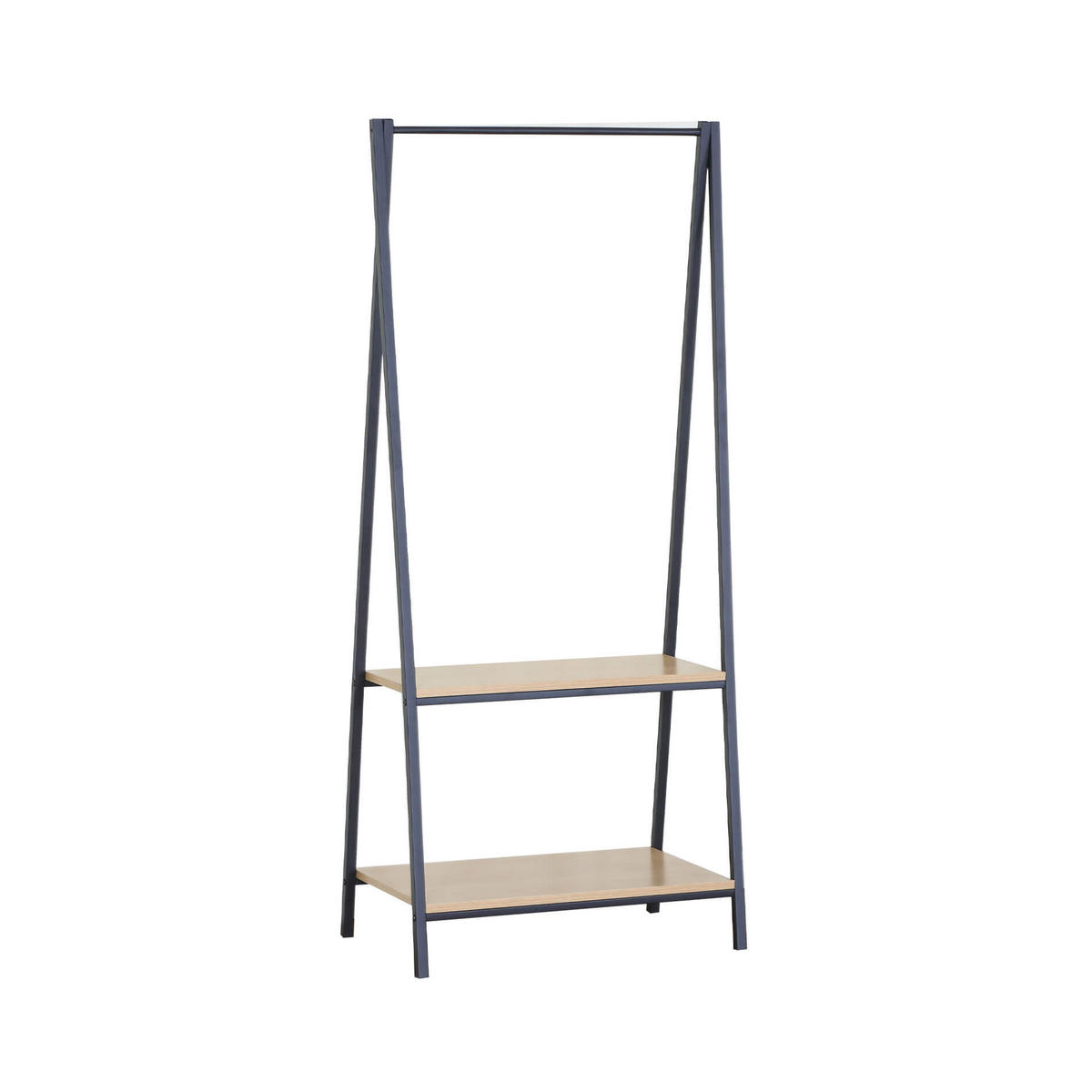 KLEIDERSTÄNDER Beige 40/64/150 cm - Beige, Metall (40/150/64cm) - Mobili Rebecca