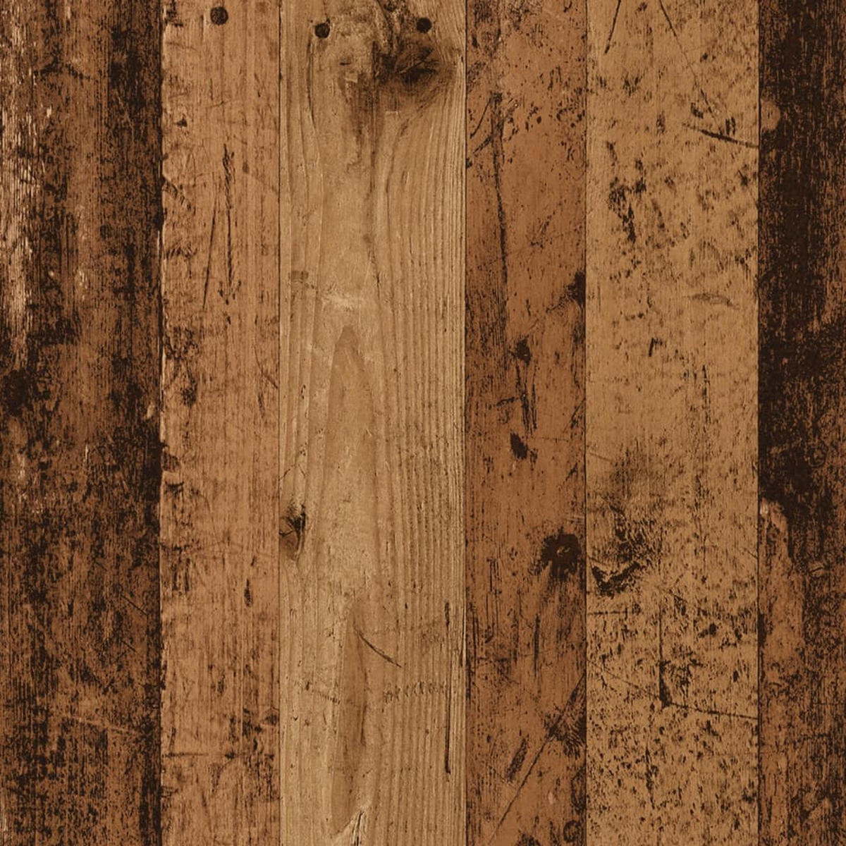 PFLANZENSTÄNDER Altholz-Optik 33/33/80 Cm Holzwerkstoff - Braun, Holzwerkstoff (33/80/33cm) - vidaXL