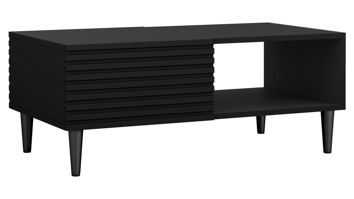 COUCHTISCH Nakomo - Schwarz, Holz/Holzwerkstoff (52/100/41cm) - MIRJAN24