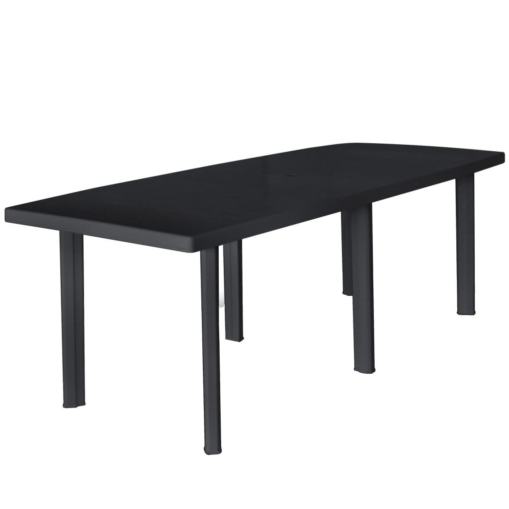 GARTENTISCH Tischolf 90/72/216 cm - Anthrazit, Naturmaterialien (216/90/72cm) - ZMH