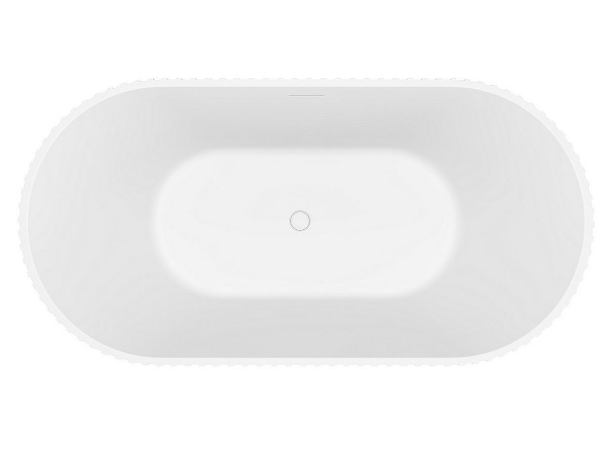 FREISTEHENDE Badewanne - 1 Person - acryl - weiß Aliena - Weiß, Kunststoff (150/58/75cm) - Vente-Unique